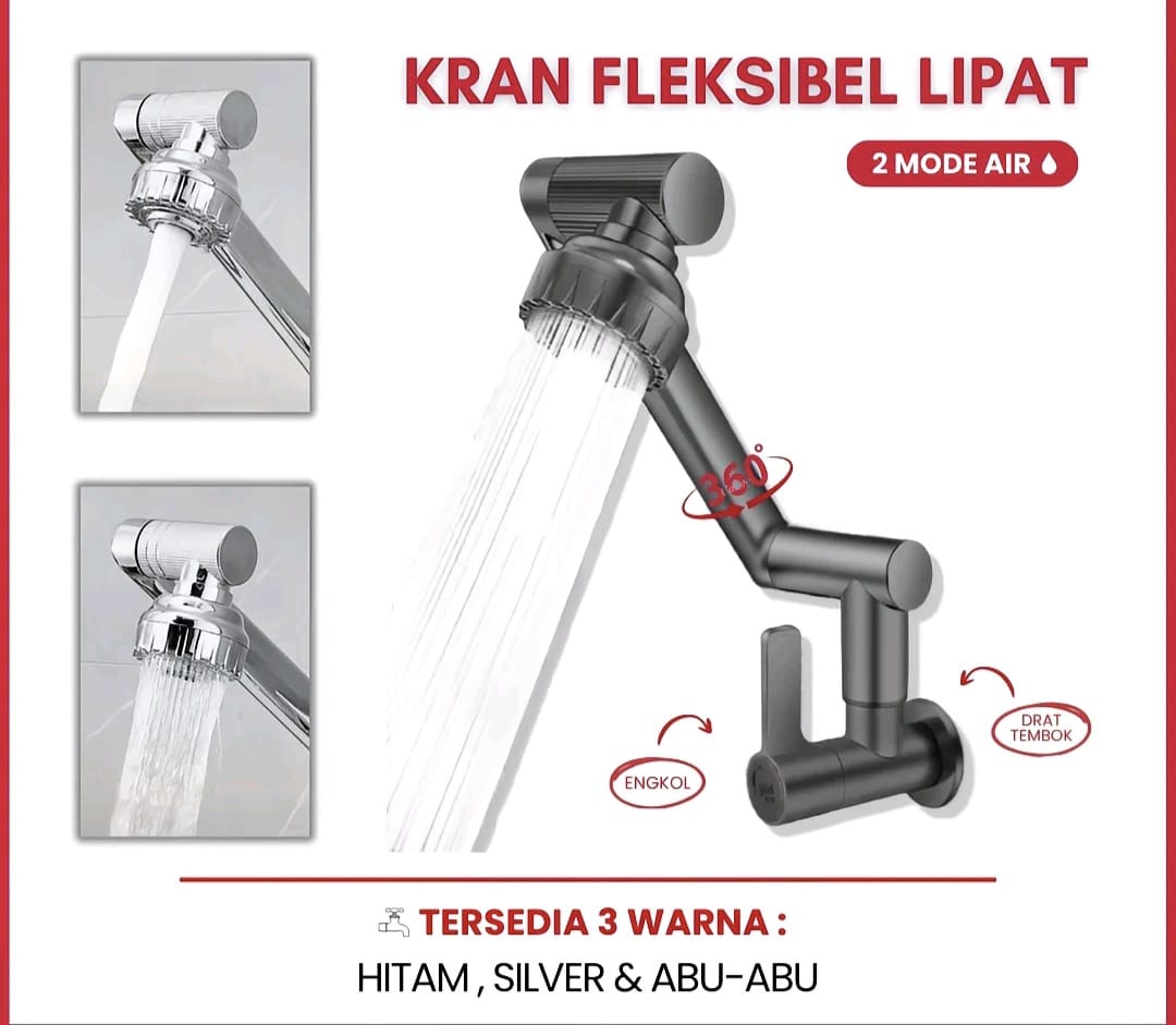 Keran Angsa Fleksibel Lipat